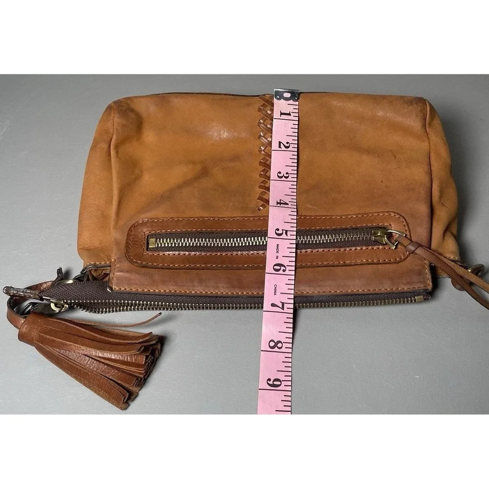 Vintage Patricia‎ Nash Women's Tan Leather Tassel Bag